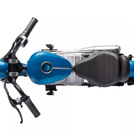 Variklis A9902 su baterijomis, 36 V, mėlynas