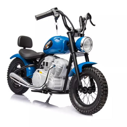 Variklis A9902 su baterijomis, 36 V, mėlynas