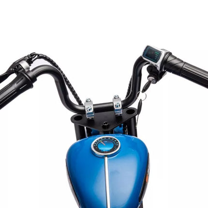 Variklis A9902 su baterijomis, 36 V, mėlynas