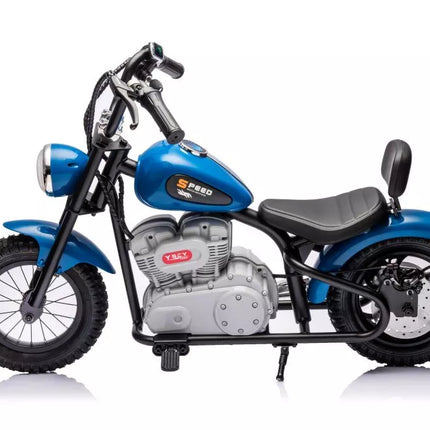 Variklis A9902 su baterijomis, 36 V, mėlynas