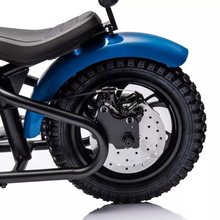 Variklis A9902 su baterijomis, 36 V, mėlynas