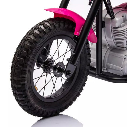 Variklis A9902, maitinamas baterijomis, 36 V, rožinis