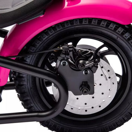 Variklis A9902, maitinamas baterijomis, 36 V, rožinis