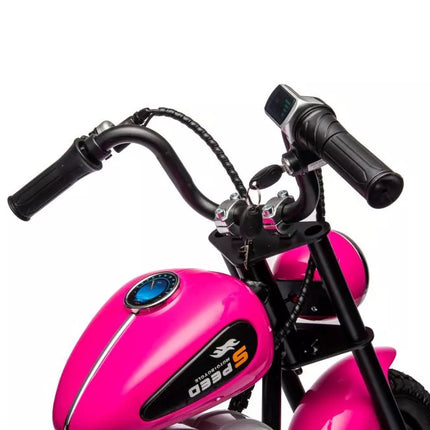 Variklis A9902, maitinamas baterijomis, 36 V, rožinis