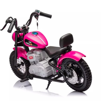 Variklis A9902, maitinamas baterijomis, 36 V, rožinis