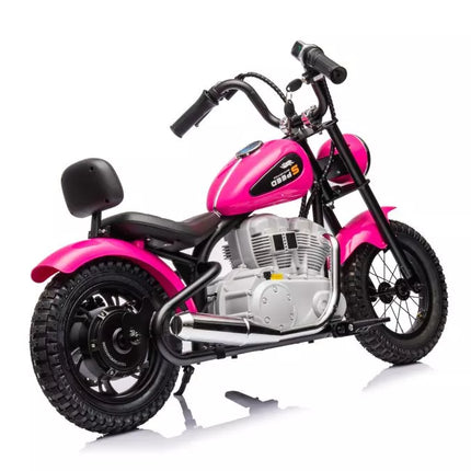 Variklis A9902, maitinamas baterijomis, 36 V, rožinis