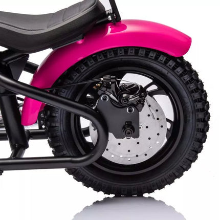 Variklis A9902, maitinamas baterijomis, 36 V, rožinis