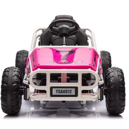 Akumuliatorinis bagis A8812 rožinis 24V