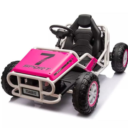 Akumuliatorinis bagis A8812 rožinis 24V