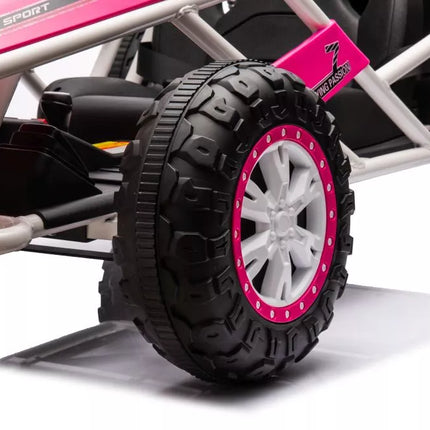 Akumuliatorinis bagis A8812 rožinis 24V