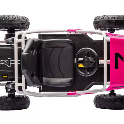 Akumuliatorinis bagis A8812 rožinis 24V