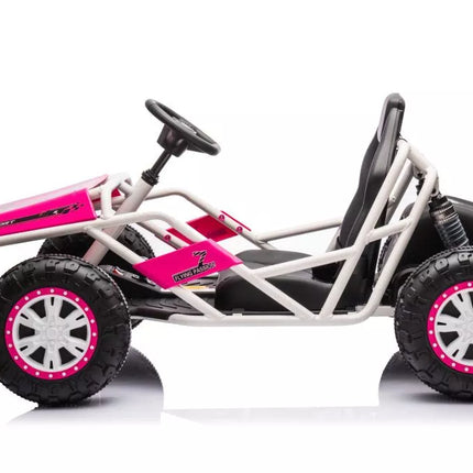 Akumuliatorinis bagis A8812 rožinis 24V