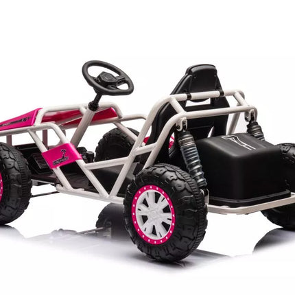 Akumuliatorinis bagis A8812 rožinis 24V