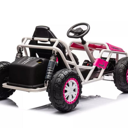 Akumuliatorinis bagis A8812 rožinis 24V