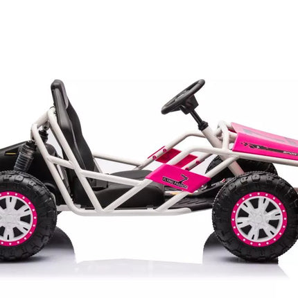 Akumuliatorinis bagis A8812 rožinis 24V