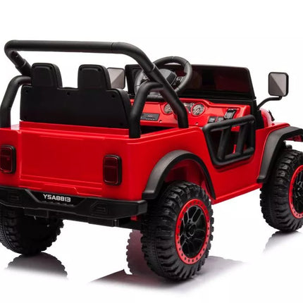 Akumuliatorinis automobilis YSA8813, raudonas, 24 V