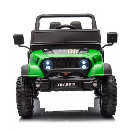Vaikiškas elektromobilis YSA8813 žalias, 24V