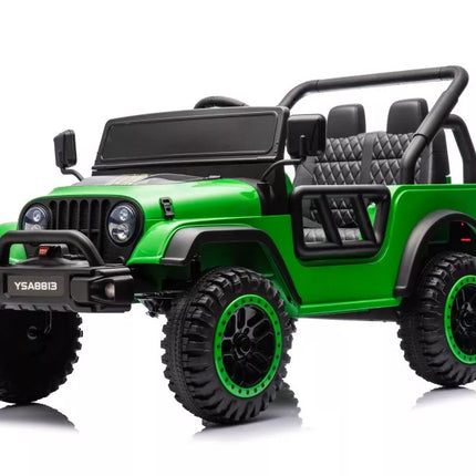 Vaikiškas elektromobilis YSA8813 žalias, 24V