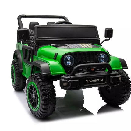 Vaikiškas elektromobilis YSA8813 žalias, 24V