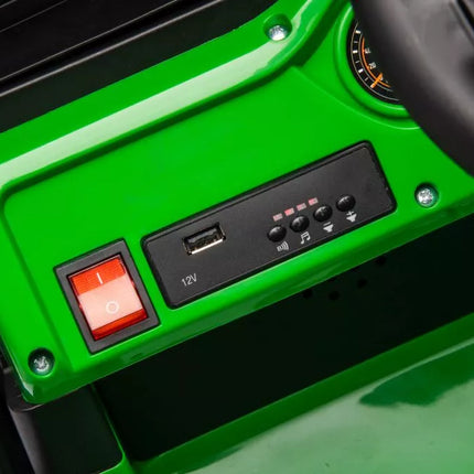 Vaikiškas elektromobilis YSA8813 žalias, 24V