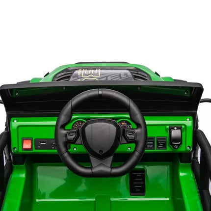 Vaikiškas elektromobilis YSA8813 žalias, 24V