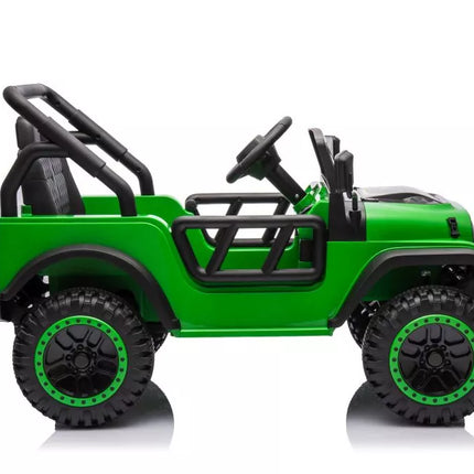 Vaikiškas elektromobilis YSA8813 žalias, 24V