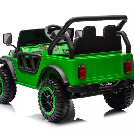 Vaikiškas elektromobilis YSA8813 žalias, 24V