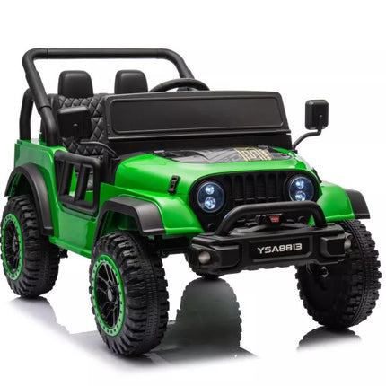 Vaikiškas elektromobilis YSA8813 žalias, 24V