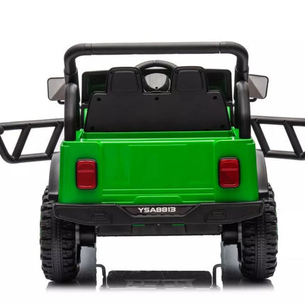 Vaikiškas elektromobilis YSA8813 žalias, 24V