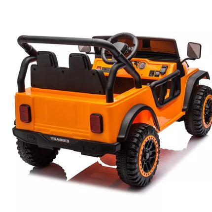 Akumuliatorinis automobilis YSA8813 oranžinis 24V