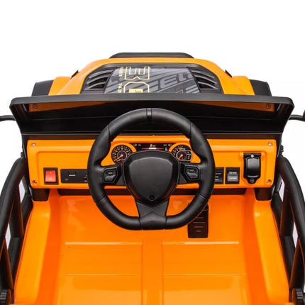 Akumuliatorinis automobilis YSA8813 oranžinis 24V