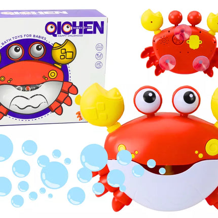 Raudonasis krabas – burbulų mašina