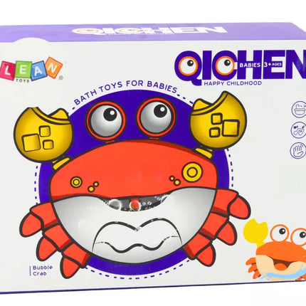 Raudonasis krabas – burbulų mašina