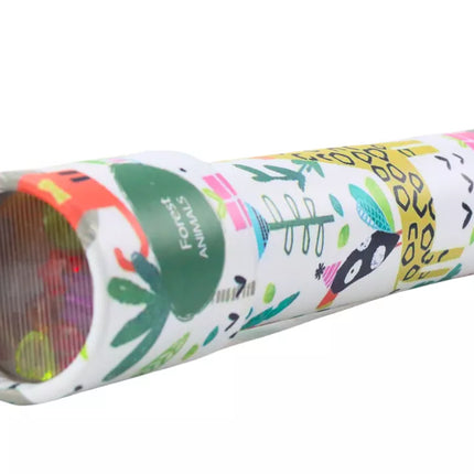 Vaikiškas kaleidoskopas, raštai, spalvos, spalvingi karoliukai