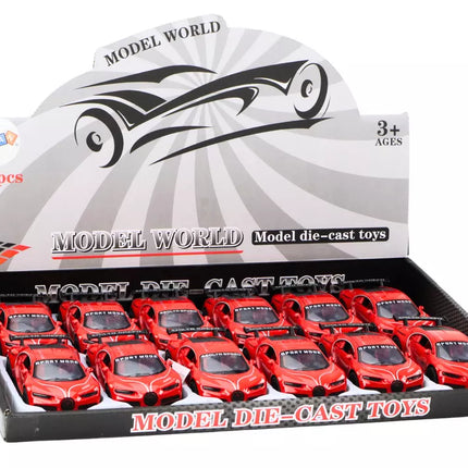 Automobilis sportinis automobilis 1:32 frikcinis raudonas