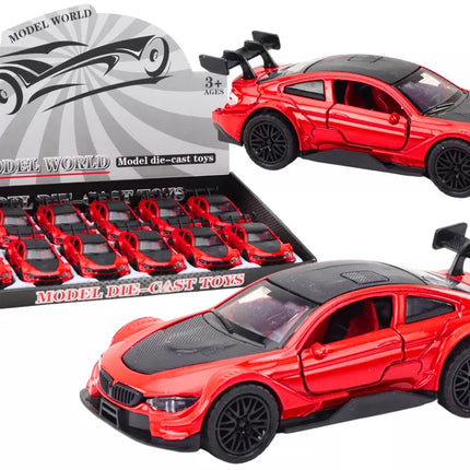 Automobilis sportinis automobilis 1:32 frikcinis raudonas