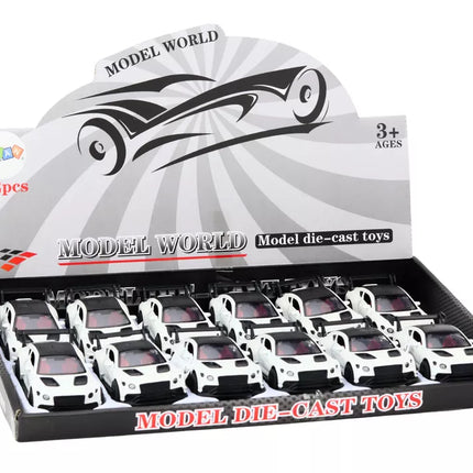 Automobilis Sportinis automobilis 1:32 Trinties pavara Perlo baltumo