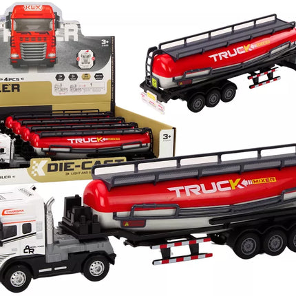 Sunkvežimis su TIR priekaba 1:24 Automobilio sunkvežimio priedai Garsai Cisterna