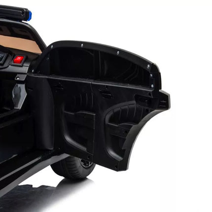 Vaikiškas akumuliatorinis automobilis Dodge Charger Police, juodas