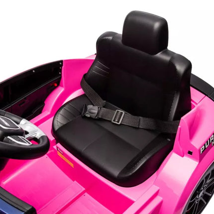 Vaikiškas elektromobilis Dodge Charger Police, rožinis