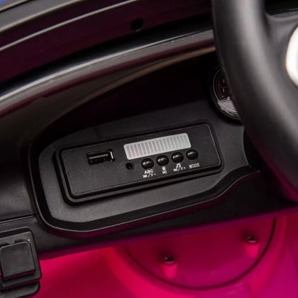 Vaikiškas elektromobilis Dodge Charger Police, rožinis