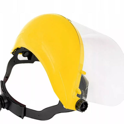 Apsauginis veido skydelis su PVC danga krūmapjovėms