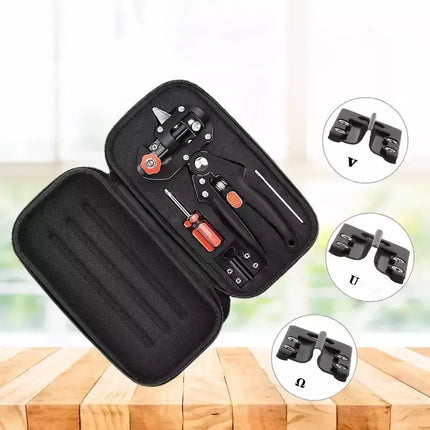 Medžių pumpuravimo ir skiepijimo sekatorių rinkinys su dėklu