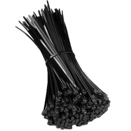 JUODI KABELIŲ RAIŠTELIAI 100 VNT. 2.5X120mm