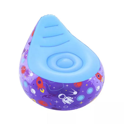 Kosmos LED pripučiamas fotelis 72 x 72 x 64 Bestway 75122 Violetinis