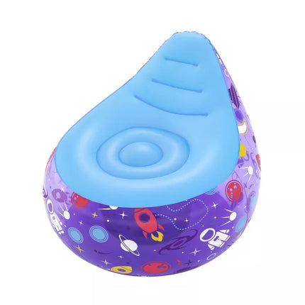 Kosmos LED pripučiamas fotelis 72 x 72 x 64 Bestway 75122 Violetinis