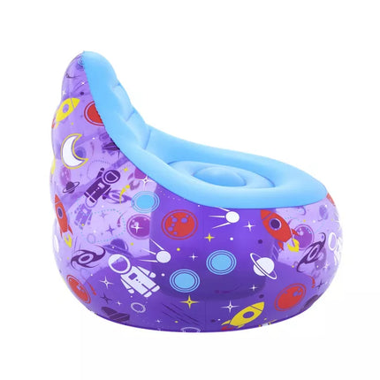 Kosmos LED pripučiamas fotelis 72 x 72 x 64 Bestway 75122 Violetinis