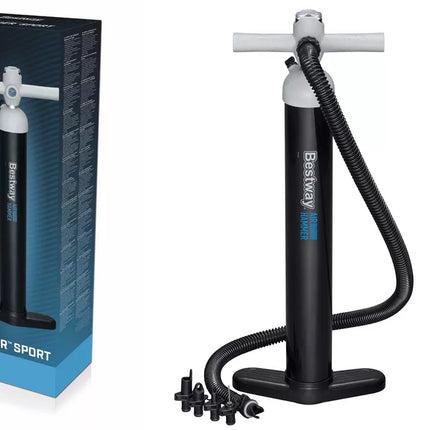 Aukšto slėgio rankinis siurblys su manometru Bestway 62227
