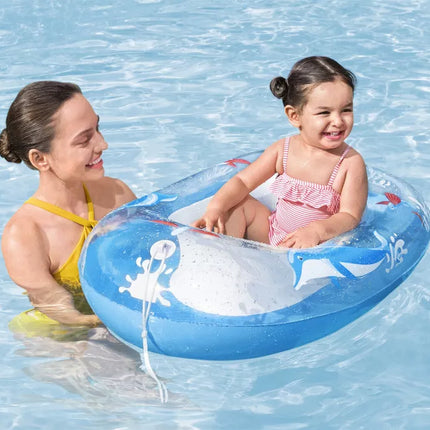 Pripučiama valtis mėlyna 102 x 69 cm Bestway 34037