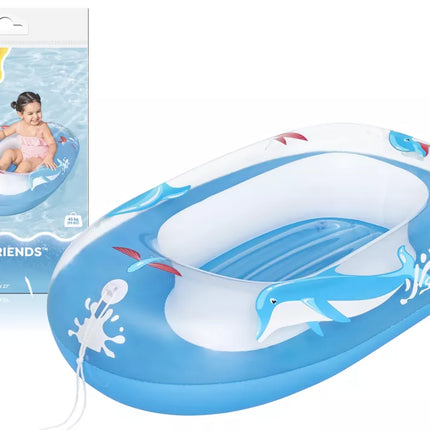 Pripučiama valtis mėlyna 102 x 69 cm Bestway 34037